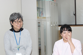 丸山施設長と小川先生