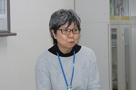 施設長の 丸山 つね子 さん